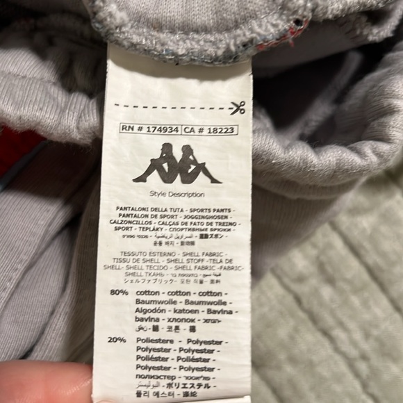 🔥🔥KAPPA Active 222 Banda Alanz 3 Sweat Pants - Picture 13 of 13